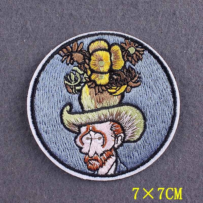 Embroidery Patch Art Things Patches For Clothing With Iron DIY Jesus Patch Iron On Patches On Clothes Stripes Badges On Backpack