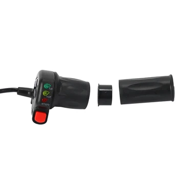 

48V Electric Bike Throttle Turn Modified Speed Control Handle Bar Throttle Self-Locking Parts
