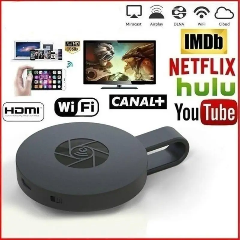 

Display Receiver wifi HDMI Miracast Dongle for iOS Android Smartphones Wireless Display Dongle WIFI Portable