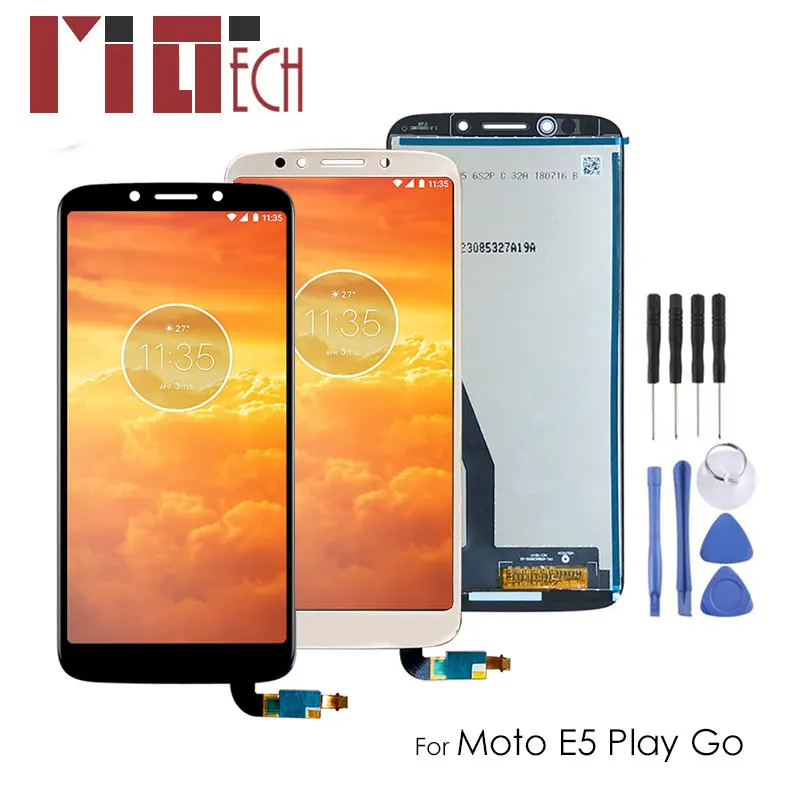 

LCD Display For Moto E5 Play Go XT1920-16 XT1920-18 LCD For Motorola XT1920-15 XT1920-19 5.3" Touch Screen Digitizer Assembly