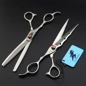 

Matte left hand Styling Hair Scissors 7.0 inch Professional High Quality Solon Barber Shears Hairdressing lefty handed Scissors