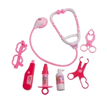 Новинка, игрушки доктора, Детские ролевые игры, имитация, медицинский набор, игрушки для детей, розовый, красный и синий цвет на выбор