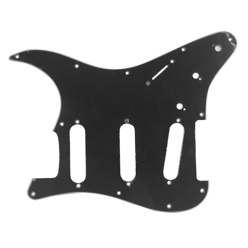 ST Guitar pick Guard черный 3 слоя Guitar pick guard для электрогитары ABS pick guard Guard аксессуары для гитары