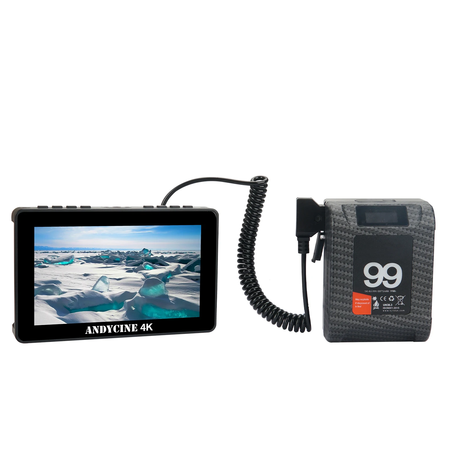 Andycine sony f970 para dtap manequim bateria