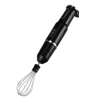 

4 in 1 Multi-Purpose Immersion Blender 3-Speed Hand Blender with Leaf Stainless A0NC