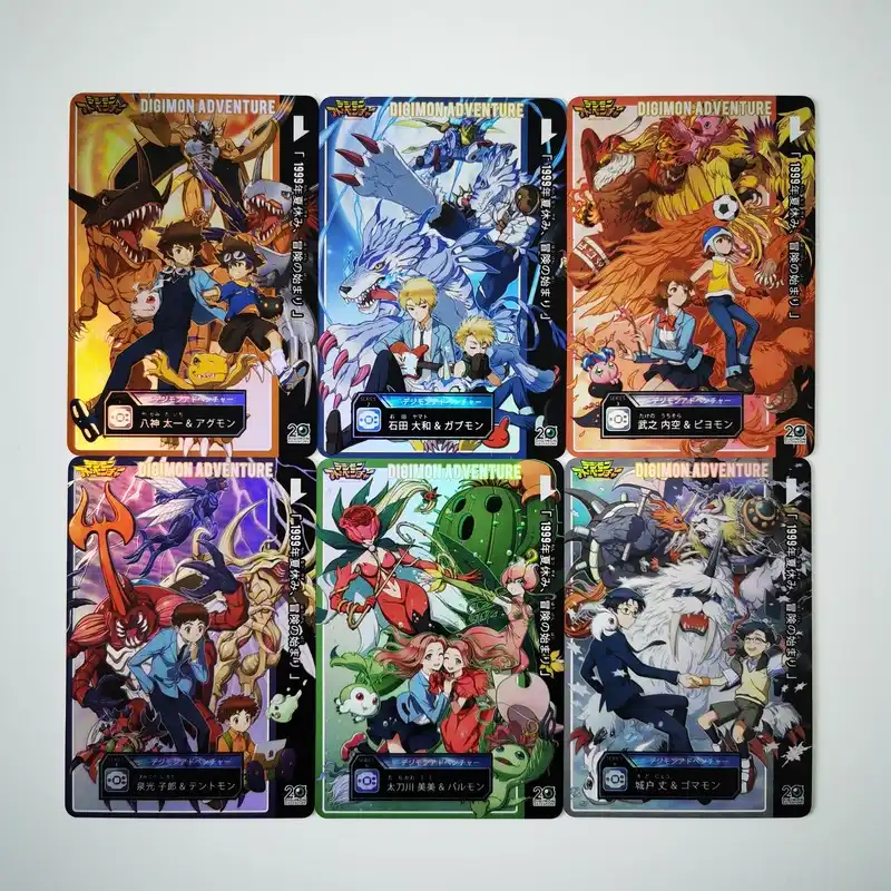 9pcs Set Digimon Adventure Digital Monster Digimon Hobby Collectibles Game Anime Collection Cards Game Collection Cards Aliexpress
