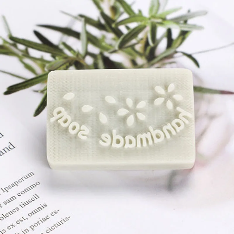 Handmade Soap Stamp, Plant, Flower, Grass, Tree Pattern, Handmade Soap Stamp, Clear DIY, Natural Acrylic, Soap Making Chapter