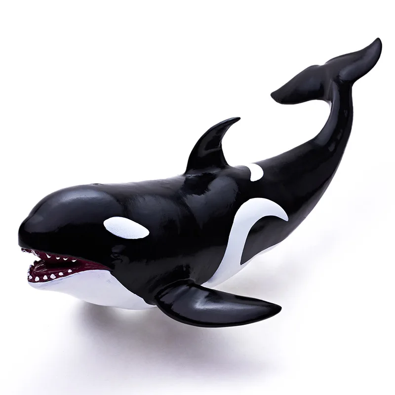 

Recur Soft Silcone Marine Organism Model 16044 Orca Animal Model Water Toys