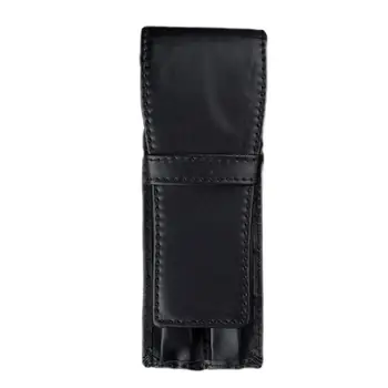 

High Quality Luxury Leather Pen Bag Holder Pencil Case Leader Supplies Gift For Fountain Pouch Creative Office Double Schoo V6D6