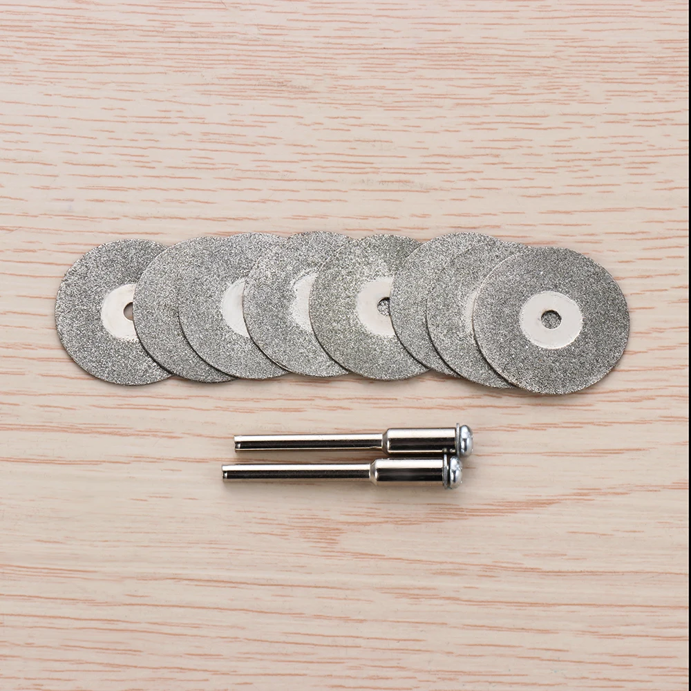 Алмазные режущие диски набор сверла мини Нефритовый камень циркулярная пила лезвие шлифовальный круг плитка абразивный роторный инструмент 20-50 мм