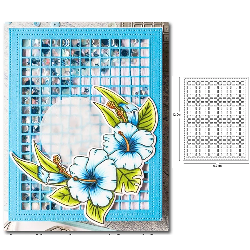 Square Grids Frame Metal Cutting Dies Craft Die Embossing Stencil for Handmade Paper Card Making Scrapbooking 2020 New | Дом и сад