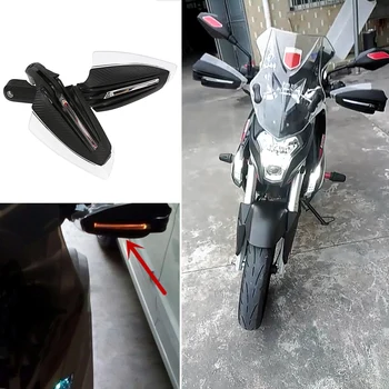 

Hot 2PCS Motorcycle Hand guards LED Turn Signal Light Hand Brush Guards Protection handguards