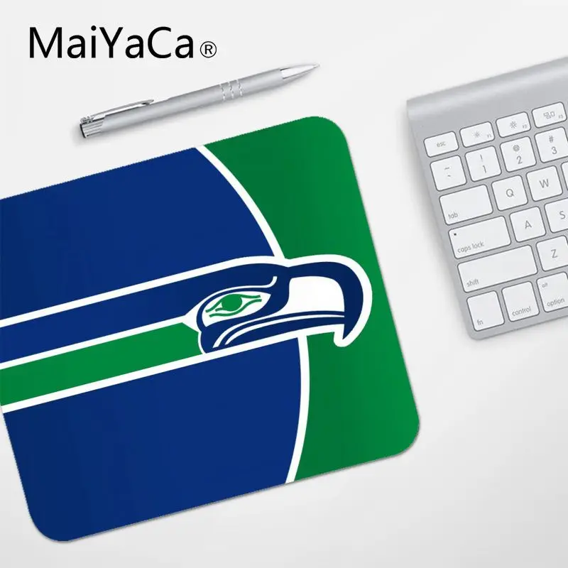 MaiYaCa высокое качество Seattle Seahawks заказной Ноутбук игровой коврик для мыши Гладкий блокнот для письма настольные компьютеры мат игровой коврик для мыши