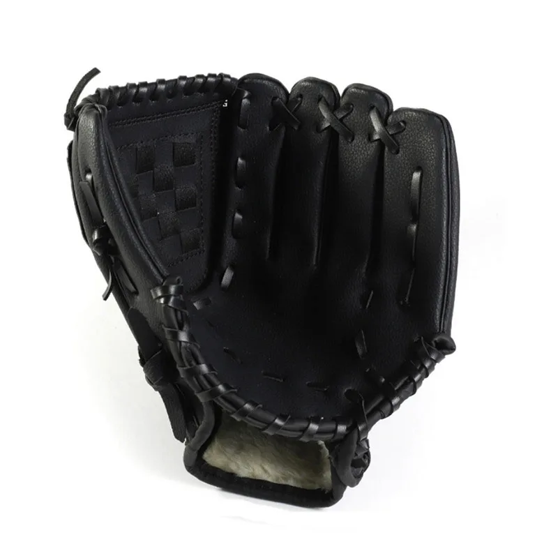 Baseball Glove Softball Practice Equipment Size 10.5/11.5/12.5 Left Hand For Child Youth Adult Man Woman Train Three Colors