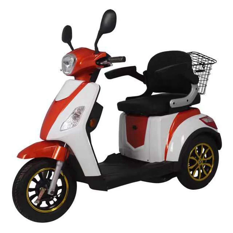 adult riding tricycle