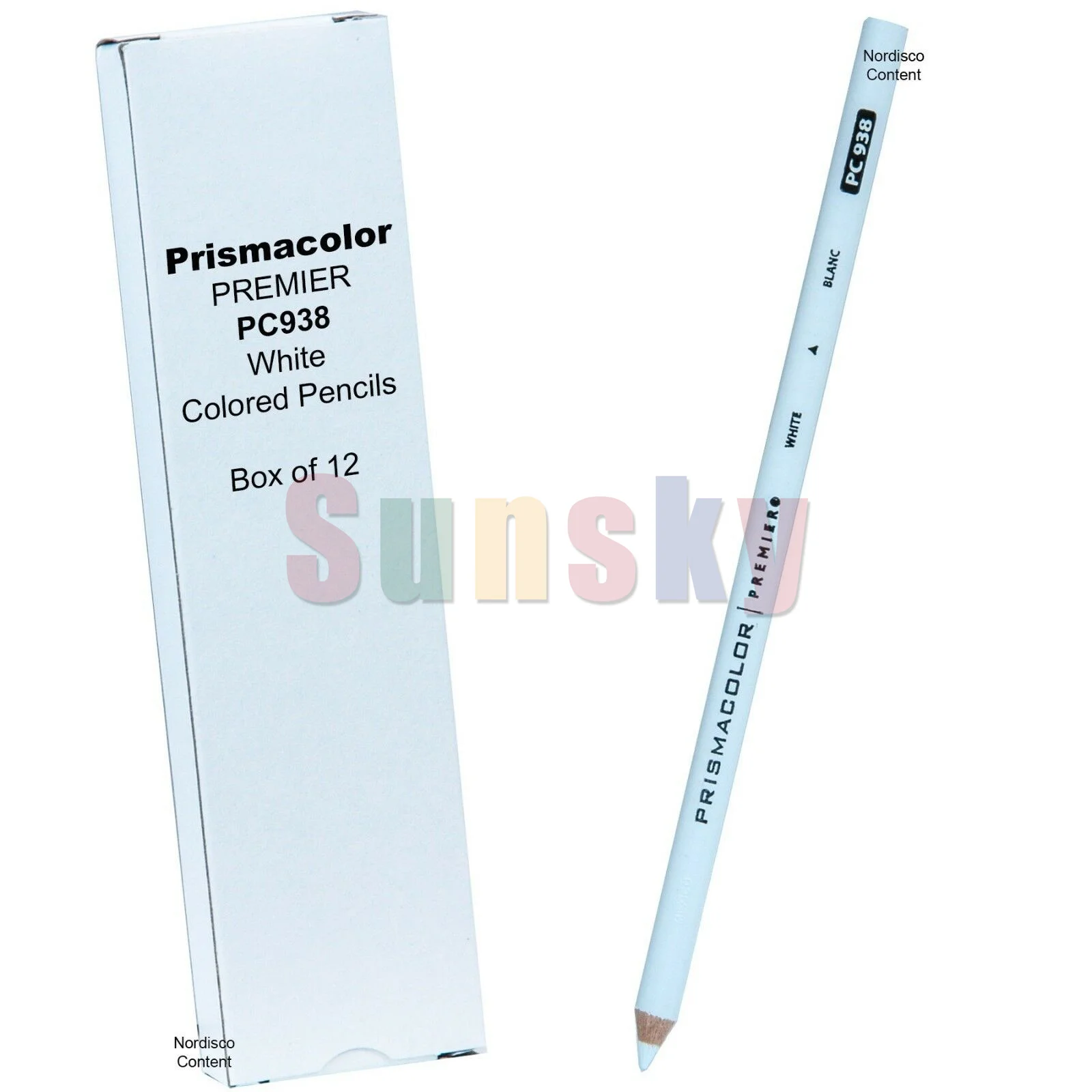 Prismacolor Premier PC938 (3365) White Colored Pencils, Box of 12 -  AliExpress