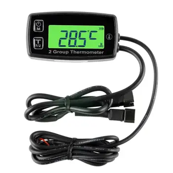 

Digital 2 TEMP METER thermometer temperature meter for generator Car SUV ATV Truck Car temperature meter oil