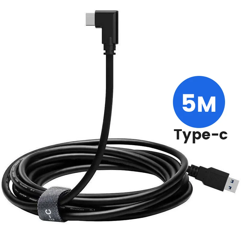 6M/5M Quest 2 Data Line Charging Cable For Oculus Quest 1/2 Link VR  Data Transfer Cable USB-A Type-C VR Headset Accessories 