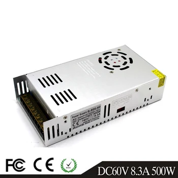 

Power Supply Switch DC 60V 8.3A 500W Driver Transformer AC110V 220V to DC60V Power Adapter for CNC Router Stepper Motors Machine