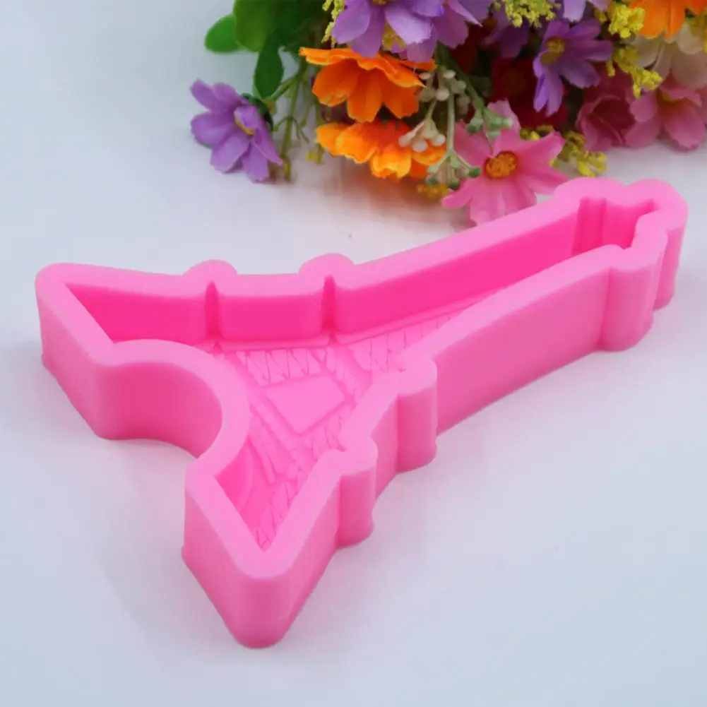 DishyKooker 3D Эйфелева башня силиконовая форма для торта Форма для шоколада Сделай Сам мыло ручной работы инструмент для выпечки