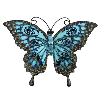 

Garden Blue Butterfly of Wall Decoration for Home and Garden Outdoor Decoration Statues Miniatures Sculptures