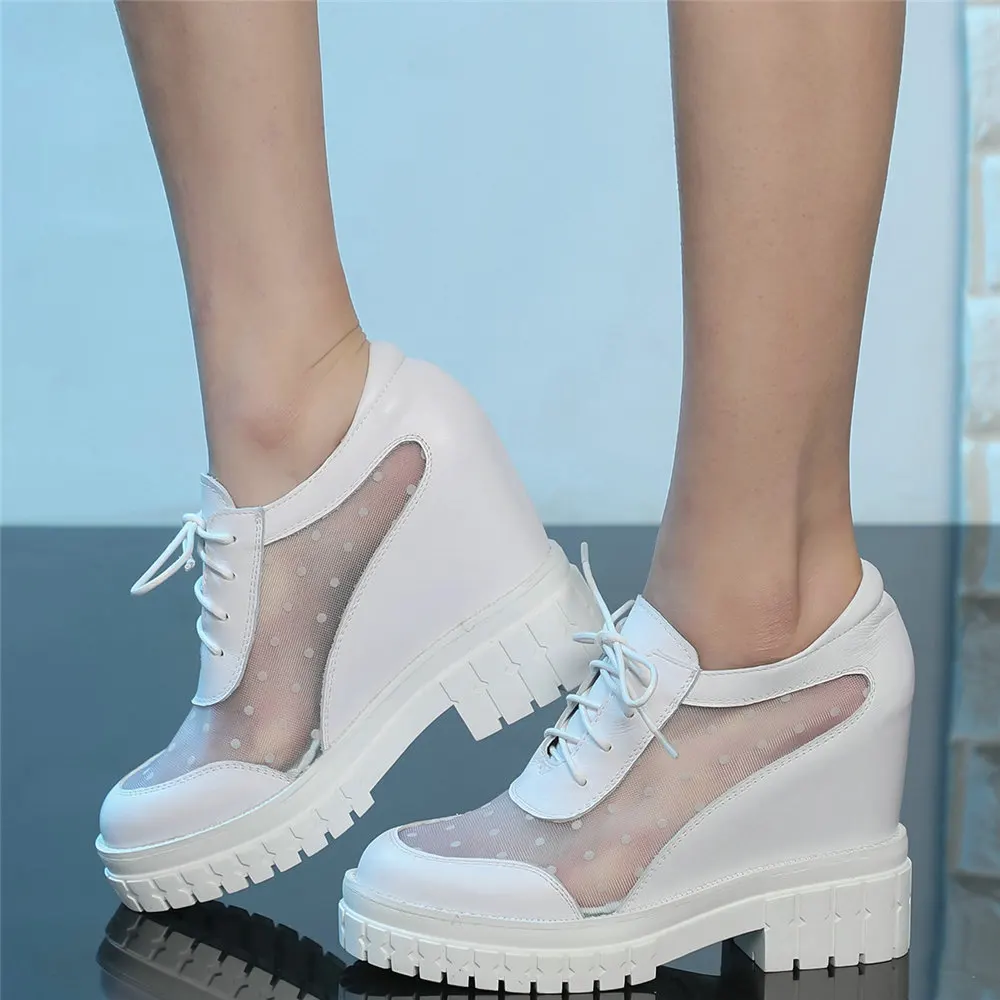 

2021 летние туфли-оксфорды для женщин; Обувь из натуральной кожи со шнуровкой на высоком каблуке; Женские туфли-лодочки; Женские модельные туфли с круглым носком на платформе; Повседневная обувь; Сезон осень-зима