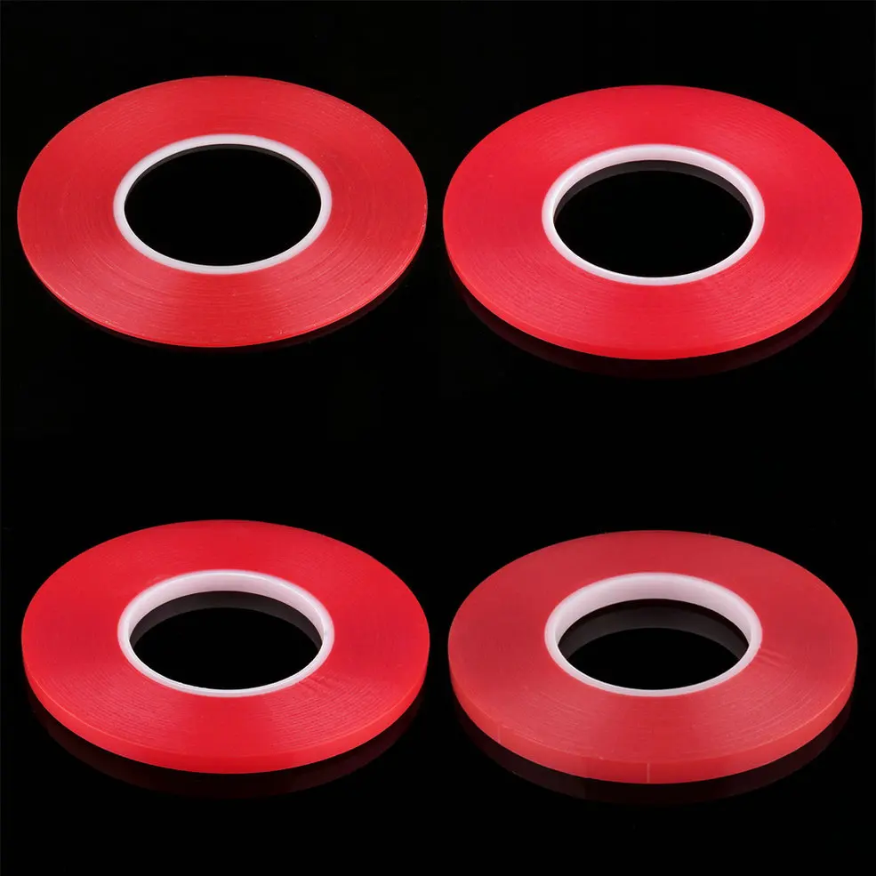 50M*10MM Strong Acrylic Adhesive Clear Double Sided Tape Heat Resistant Adhesive Tape Multi-function Worldwide