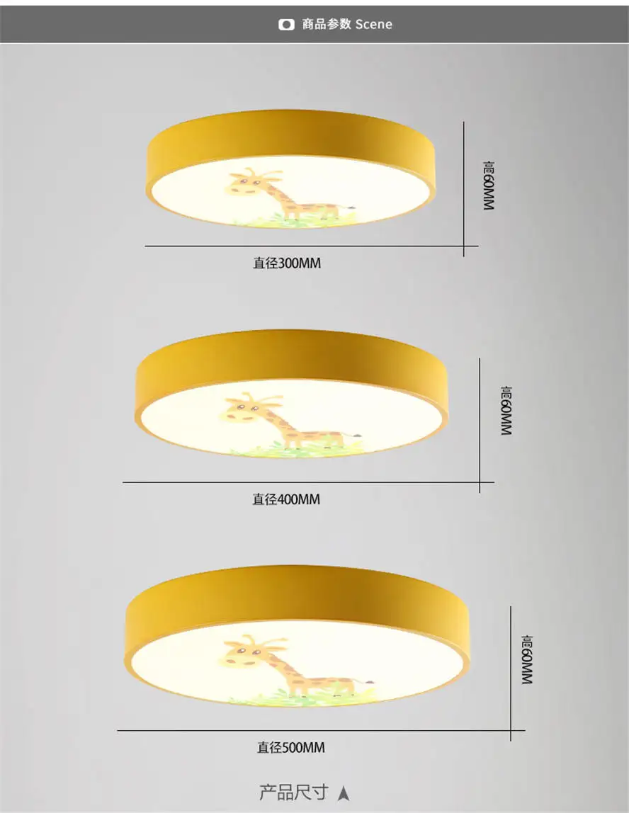 Conduziu a Lâmpada do Teto para o Quarto das Crianças Sala de Estar Luminárias dos Desenhos Nórdico Gatinho Girafa Acrílico Bonito Meninas Animados Luminária 2 Luzes de teto
