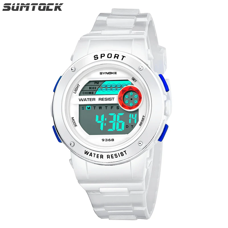 

SUMTOCK Digital Watch For Kids Watches Boys Day Of The Week Luminous Alarm Clock Display Kids Gift regalos para fiestas de ninos