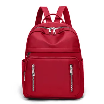 

Women Backpacks Fashion Rucksack Nylon School Shoulder Bag Waterproof Backpack for Teenage Girls Travel Student Back Pack Lady