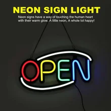 Открытая неоновая вывеска светодиодный светильник ручной работы визуальная работа бар клуб КТВ настенные украшения коммерческий светильник ing неоновые лампы 50*26*3 см
