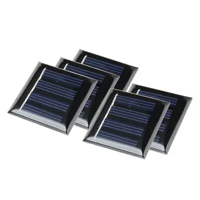 

5Pcs 2V 40mA Poly Mini Solar Panel Module DIY for Toys Charger 40mmx40mm