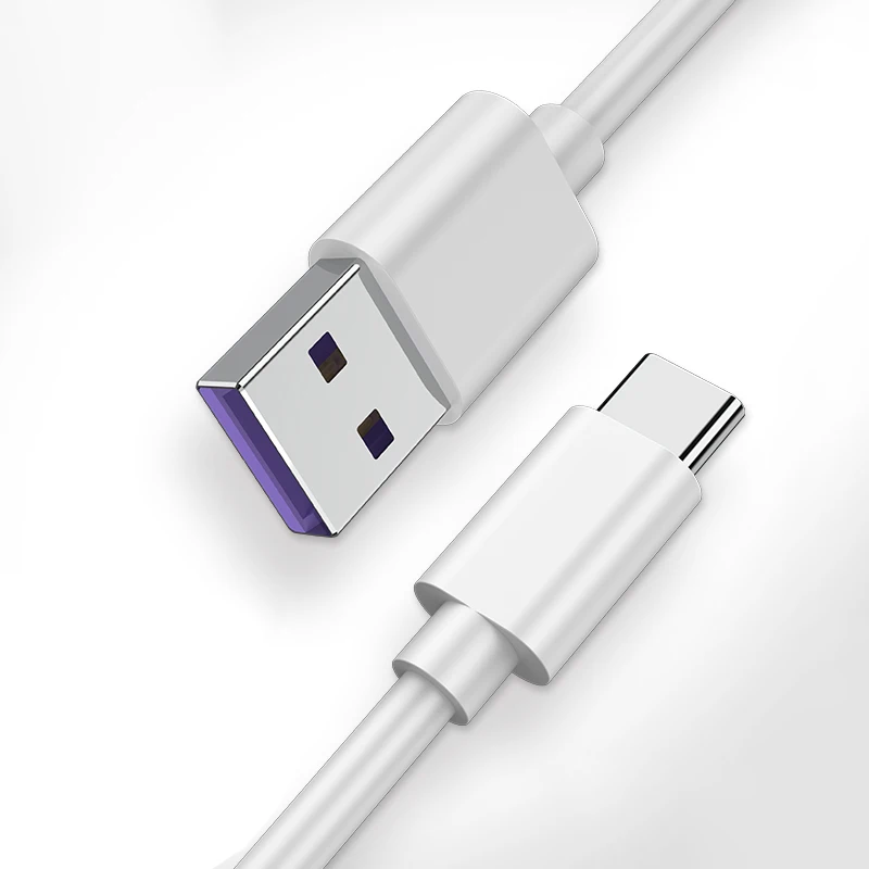 Белый IHaitun 5A type C USB C кабель для huawei P30 Pro mate 20 кабели 3,0 Супер зарядный провод шнур быстрое зарядное устройство для Honor V20 Xiaomi 10 - Цвет: Белый