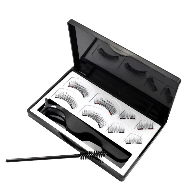 Магнитные ресницы-3D накладные ресницы многоразовые Ресницы 8 шт. (черные) |