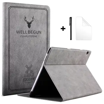 

Case for Huawei MediaPad T5 10 AGS2-L09/W09/L03 Tablet Funda Retro Folding Stand PU Leather Flip Cover for Huawei T5 10.1 Case