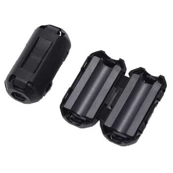

2pcs 5mm Clip-on Ferrite Filter Ring Core for Digital Cables RFI EMI Noise Suppressor Active Components Filters Cable Protector