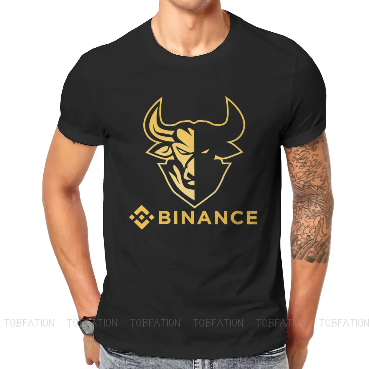 

Binance Coin Crypto TRX Cryptocurrency Miner Tshirt Harajuku Punk T shirt Streetwear Homme Pure Cotton Ofertas Short Sleeve Tops
