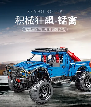 

SEMBO BLOCK children's puzzle building blocks Ford Raptor SUV racing boy F150 upgraded version assembled model toy 701990