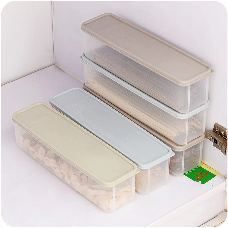 

Refrigerator plastic Japanese noodle storage noodle sealing box preservation box kitchen coarse cereal box with lid food