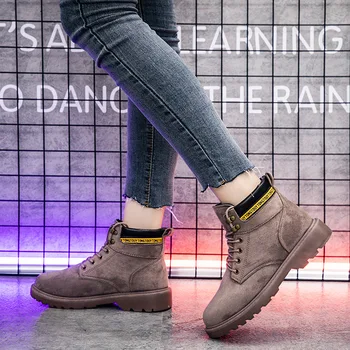 

2020 Women's Dr. Martens Boots Women's Size Ankle Boots without Fleece Lining Worker Boot British Casual Hight-Top Women's Boots