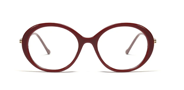 45960 ретро овальные очки оправа для мужчин и женщин Оптические модные компьютерные очки