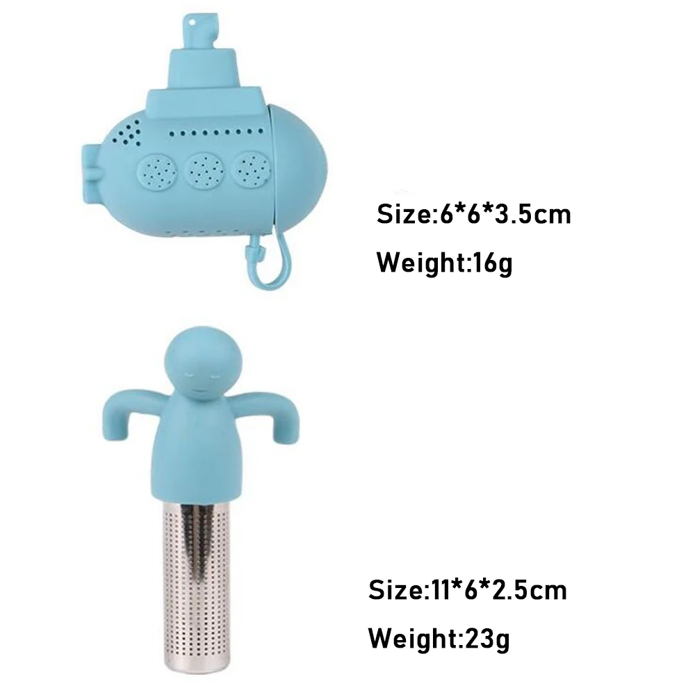 1 шт. ситечко для чая, пищевой силиконовый ситечко для заварки чая, мультяшный ситечко для чая, кухонный креативный фильтр, вкладыш для травы, диффузор для специй
