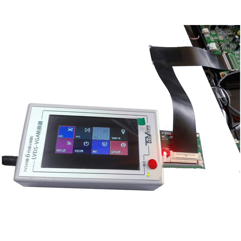 

TV160-6 LCD TV Motherboard Repair Tester Universal Board Test Tool LVDS To VGA Converter