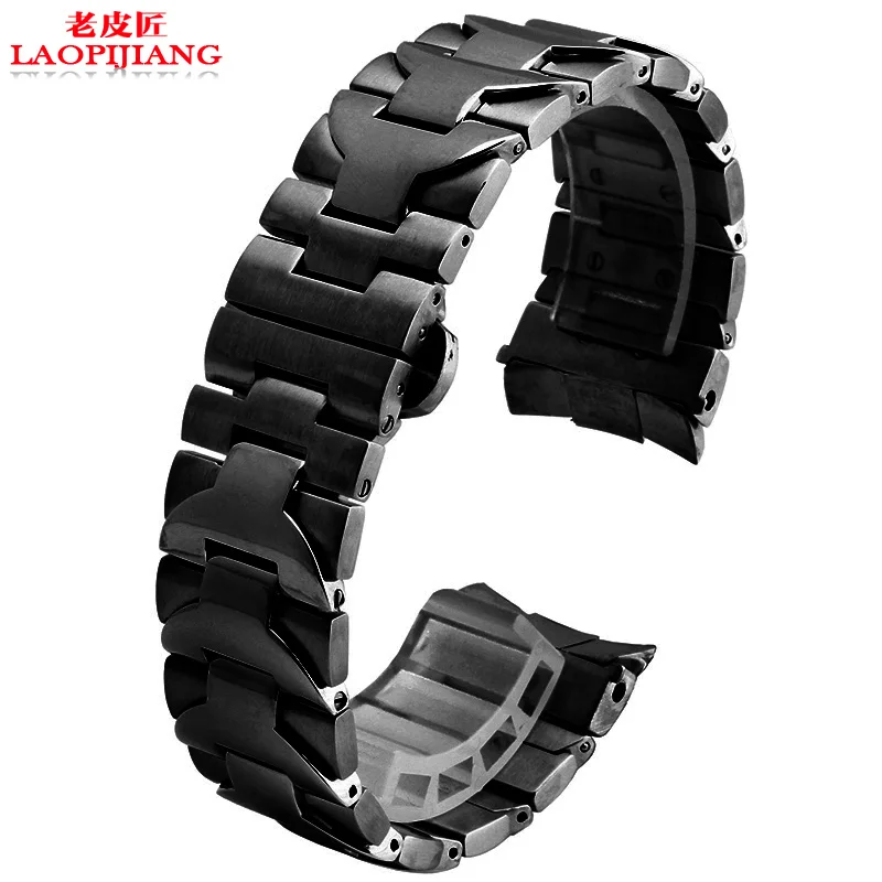Ремешок мужской механический из нержавеющей стали 24 мм|steel watch band|brand bandwatch band |