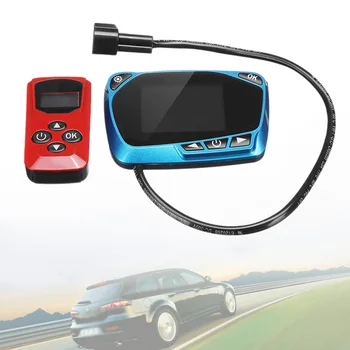 

12V / 24V Blue LCD Monitor LCD Parking Heater Switch Universal Heating Device Controller Remote Control Replacement Parts