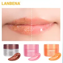 LANBENA, повседневная маска для губ, патчи, увлажняющий ночной скраб для губ, восстанавливающее питательное средство для губ, смягчающее средство, розовый крем-бальзам для губ