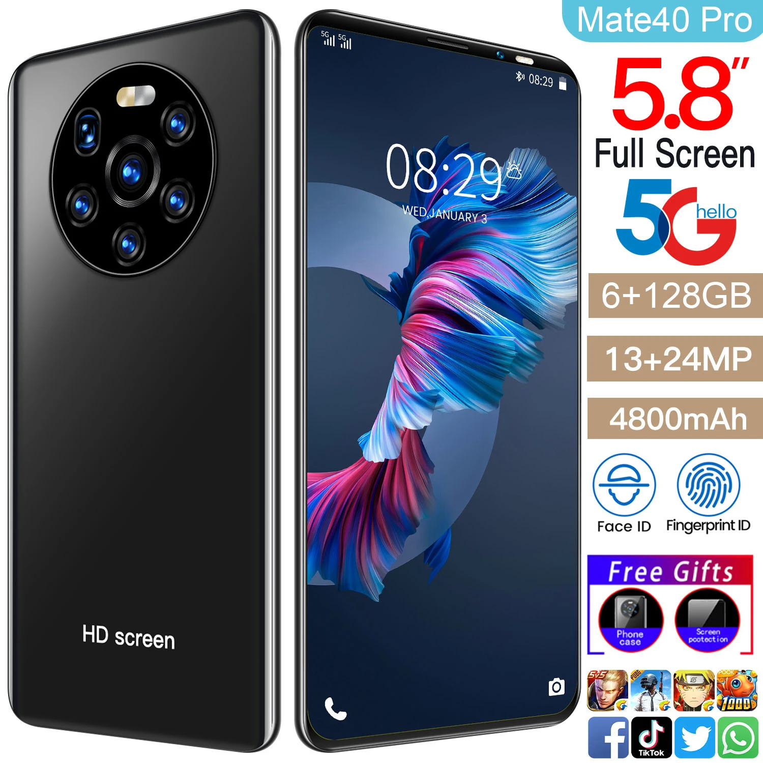 Global Version Mate40 Pro 5.8