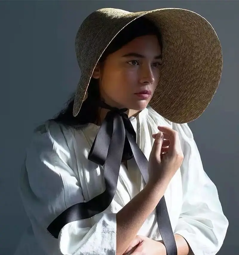 Новая классическая элегантная соломенная шляпа Loli для женщин модные праздничные