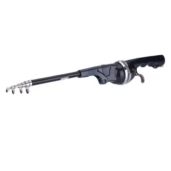 

Pole Mini Gifts Foldable Fishing Rod Telescopic Portable Fishing Accessories Folding Folding Outdoor Fish
