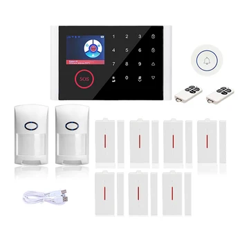 

Auto Dial Motion Detector Sensor Burglar Alarm System Wireless Home Security WIFI APP Remote Control
